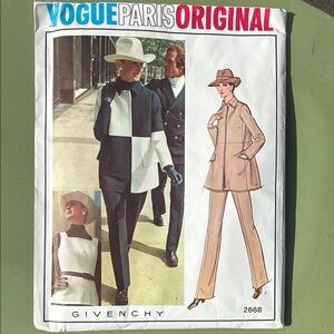 Givenchy Vogue Paris Original Pattern and fabric